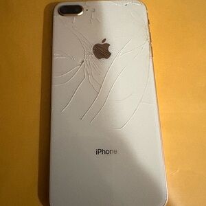 Apple iPhone rose gold and white